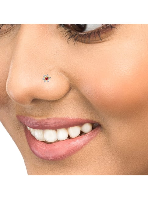 Pc chandra jewellers hot sale nose ring collection