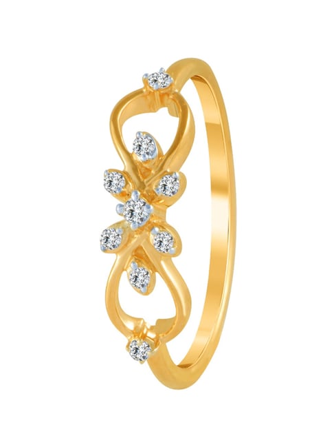 PC Chandra Jewellers DIAMOND COLLECTION 18kt Yellow Gold ring Price in  India - Buy PC Chandra Jewellers DIAMOND COLLECTION 18kt Yellow Gold ring  online at Flipkart.com