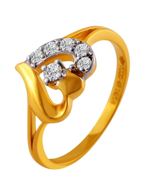 Shop Designer Gold Finger Rings Online @Best Price| PC Chandra