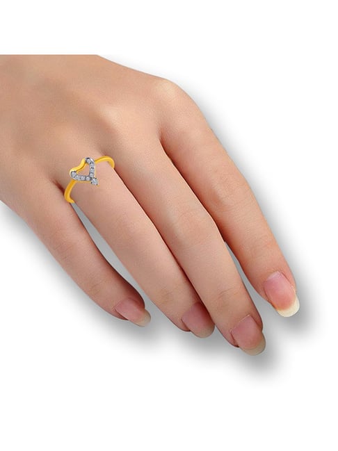 Fancy Floral Diamond Finger Ring