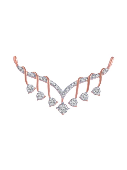 P.C. Chandra Jewellers 14 kt Gold & Diamond Pendant-picture-34