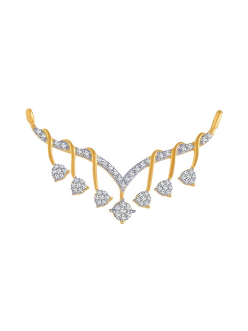 P.C. Chandra Jewellers 14 kt Gold & Diamond Pendant-picture-27
