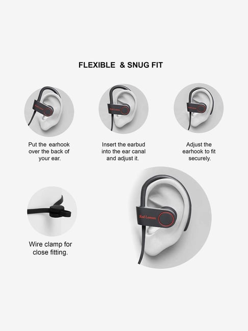 Red Lemon S180 Bolt Bluetooth Wireless Headphone With Mic