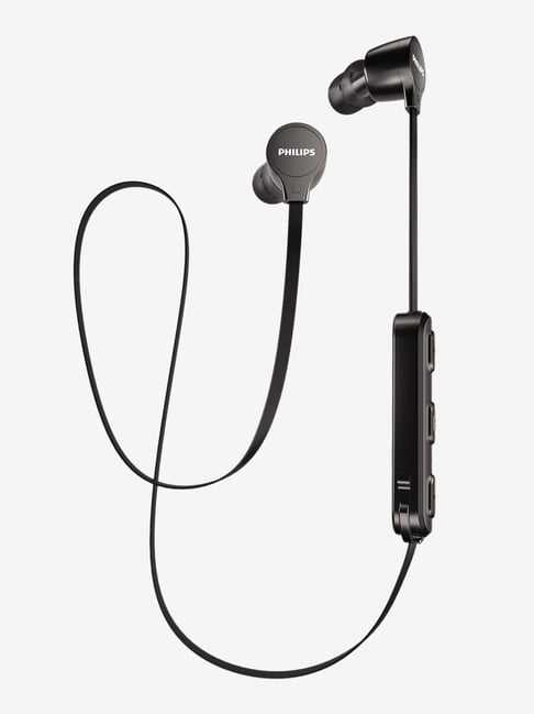 Philips Shb1805Bk/10 Bluetooth Earphones With Mic (Black)