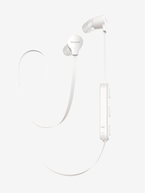 Philips Shb1805Wt/10 Bluetooth Earphones With Mic (White)