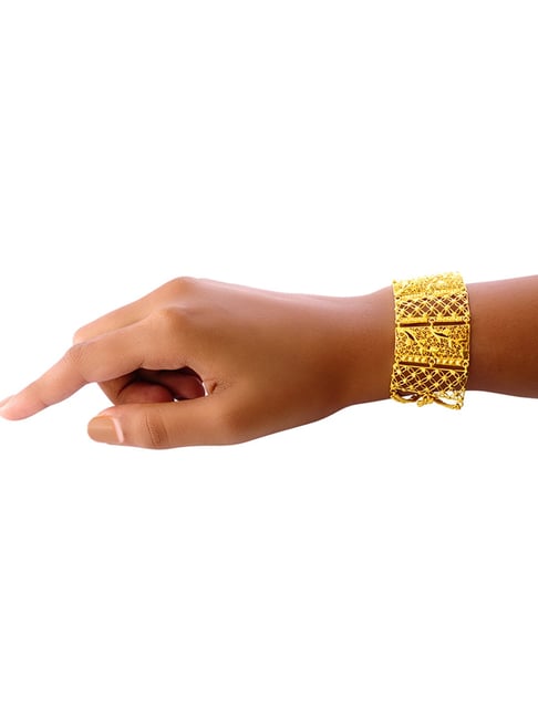 Lovely 18k-yellow gold and diamond bracelet for women by PC Chandra  jewellers