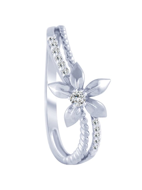 Buy P.C. Chandra Jewellers 18 kt Gold Diamond Ring Online At Best Price Tata CLiQ