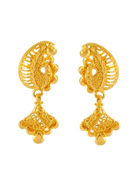 P.C. Chandra Jewellers 22 kt Gold Earrings-picture-24