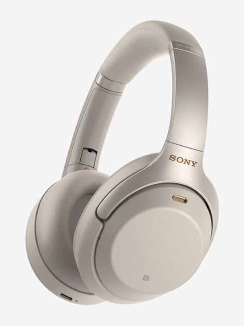 Sony WH 1000XM3 Over The Ear Bluetooth Noise cancellation Headphone With Mic Silver