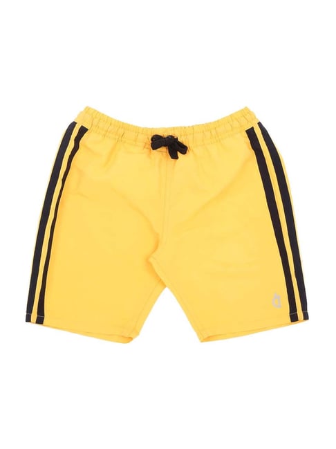 Gini & Jony Kids Yellow Mid Rise Shorts