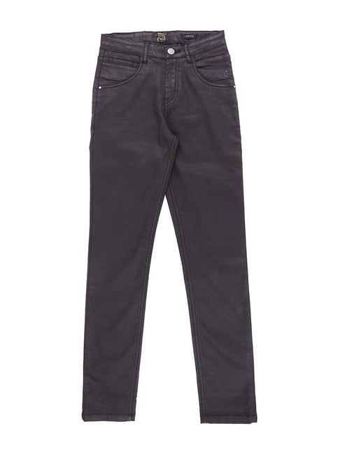 Gini & Jony Kids Dark Grey Cotton Jeans