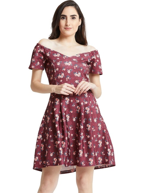 cover story maroon dress
