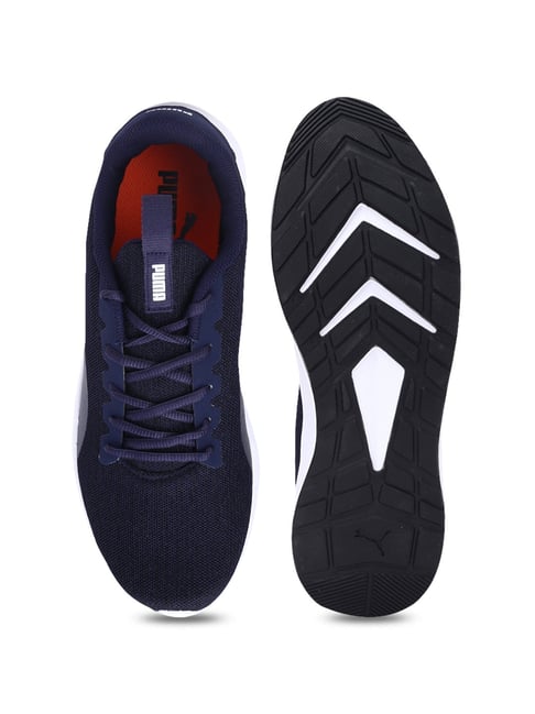 puma jigsaw idp black running shoes