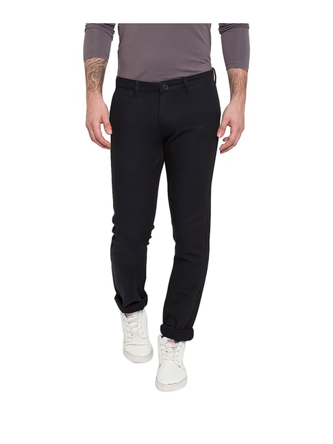 Spykar Casual Trousers  Buy Spykar Olive Green Cotton Slim Fit Regular  Length Trousers For Men Online  Nykaa Fashion