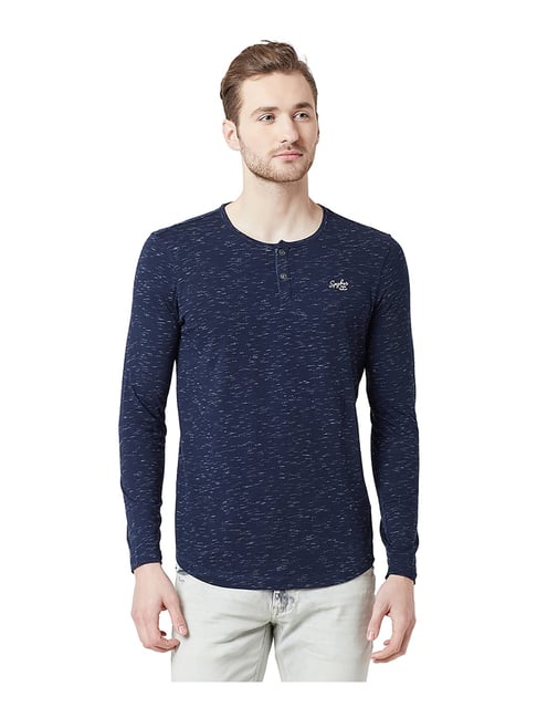 spykar henley t shirt