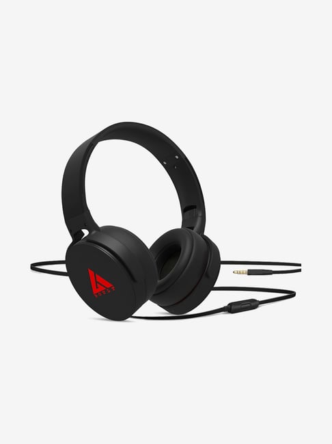 Buy Boult Audio BassBud Q2 Wired Headset with Mic Black Online