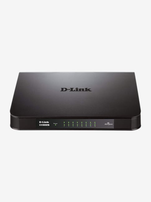 Dlink DGS 1016A 10/100/1000 Mbps 16 Port Network Switch Black