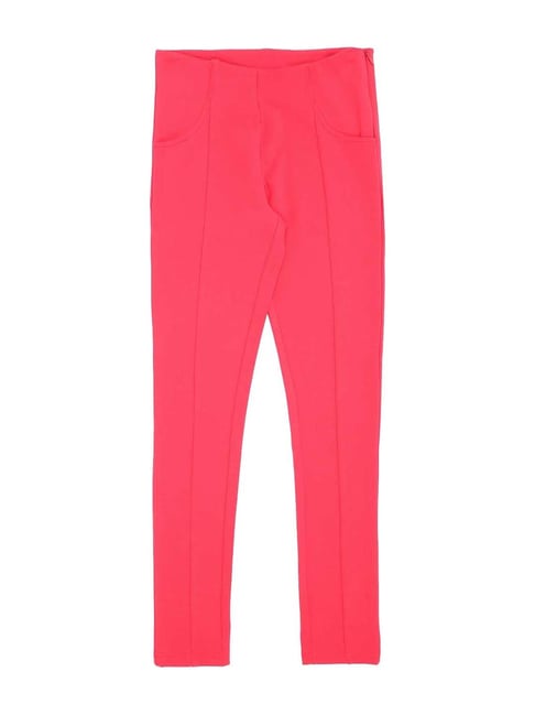 Gini & Jony Kids Pink Mid Rise Trousers