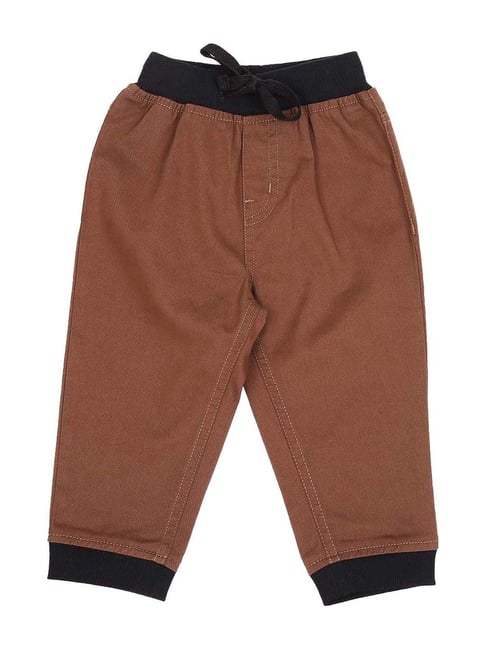 Buy Boys Brown Slim Fit Print Trousers Online  774513  Allen Solly