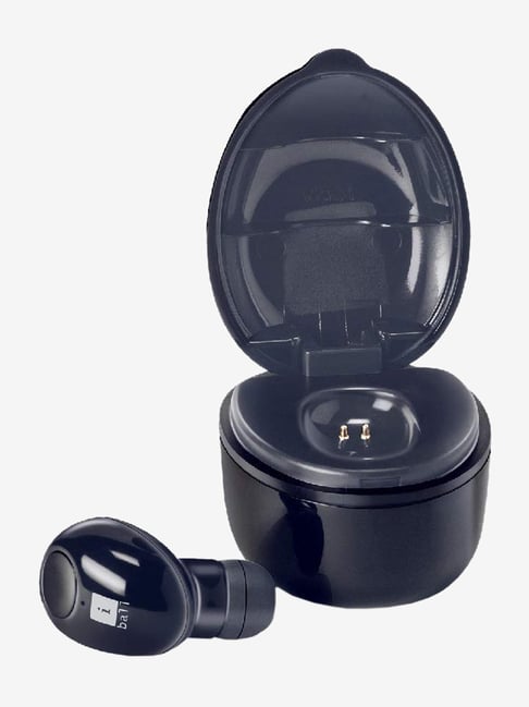 Iball Nano Earwear Ring Dock B10 Bluetooth Earphones With Mic Black iball Electronics TATA CLIQ