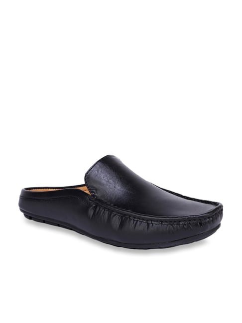 black mule shoes