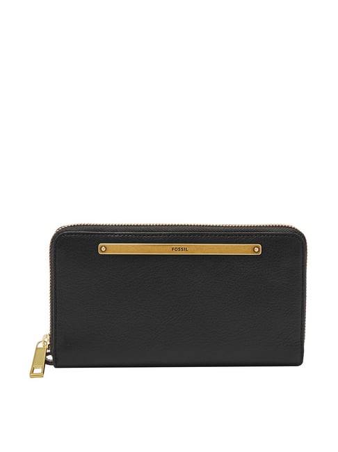 Fossil Liza Black Solid Wallet for Women