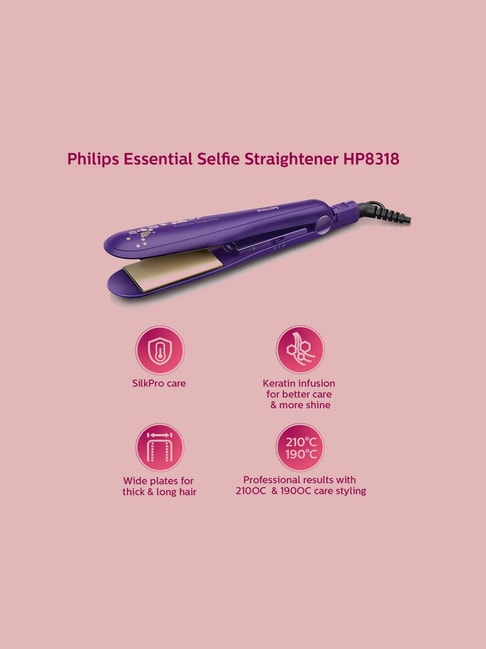 PHILIPS Bhs37810 Kerashine Straightener Pink  Philips HP810046 Hair  Dryer  Amazonin Beauty