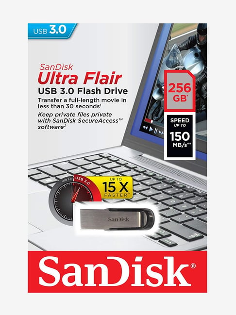 Buy SanDisk Ultra Flair SDCZ73-256G-G46 256GB USB 3.0 Flash Drive Online At  Best Price @ Tata CLiQ