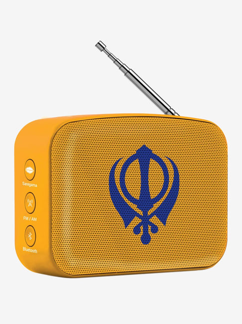 Saregama Carvaan Mini Gurbani SCM02 Bluetooth Speaker (Saffron Orange)