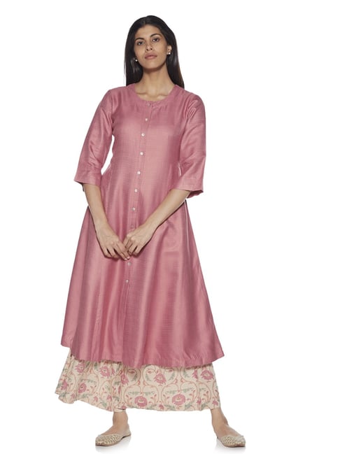 zuba by westside pink kurta