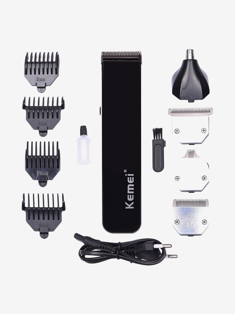 Kemei KM-3580 Cordless Trimmers for Men (Black)