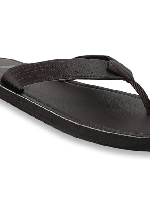 puma brown flip flops