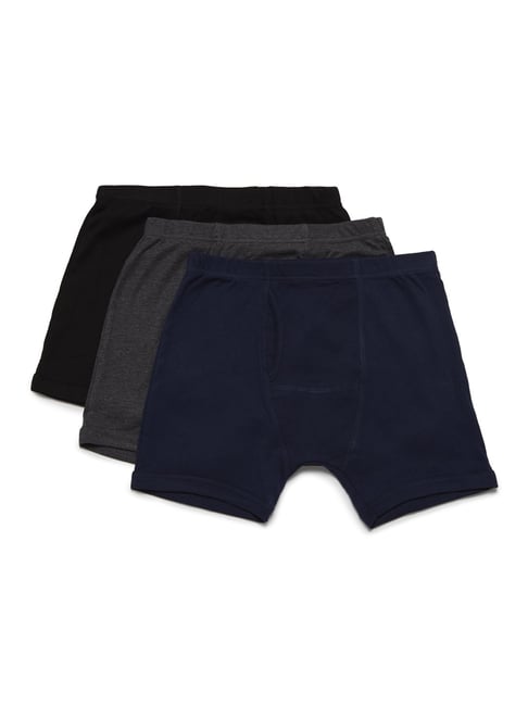 Buy WES Lounge Black Briefs Pack of Three from Westside