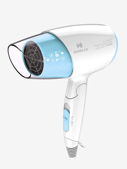 Havells GHPDDCACBL15 HD3201 Ionic 1500W Hair Dryer (White/Blue)