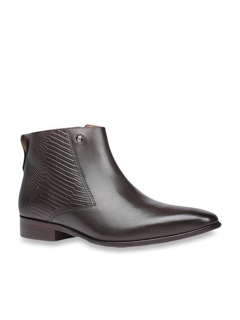 Buy Hush Puppies By Bata Waller Dark Brown Casual Boots For Men At