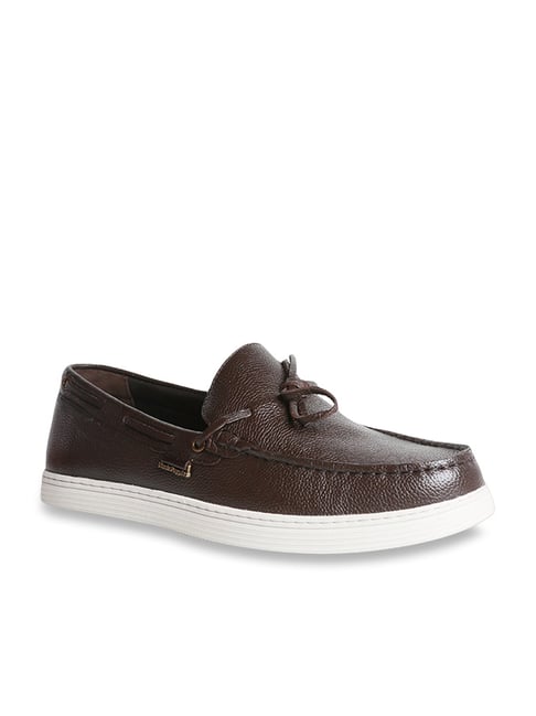 Hush Puppies by Bata Vitta Brown Boat 