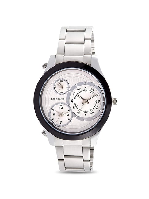 Buy Giordano 60061 DTMM White P10703 Analog Watch for Men at Best Price Tata CLiQ