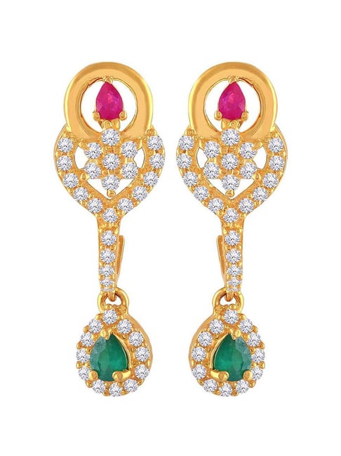Buy Malabar Gold Earring STGENORUBIY001 for Women Online | Malabar Gold &  Diamonds