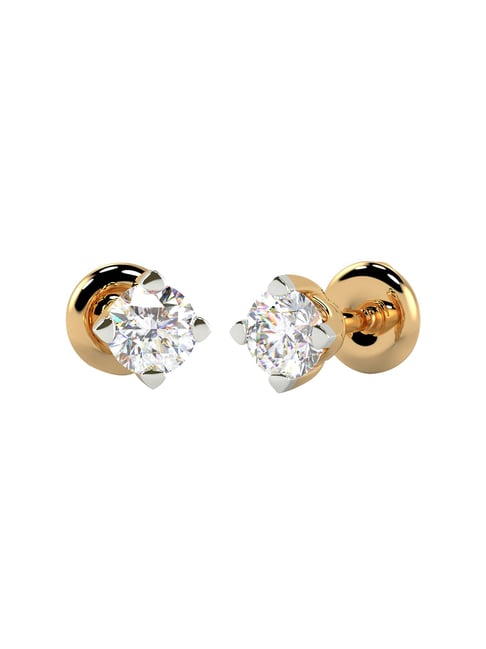 Malabar Gold & Diamonds 22k (916) Yellow Gold Stud Earrings for Women :  Amazon.in: Fashion