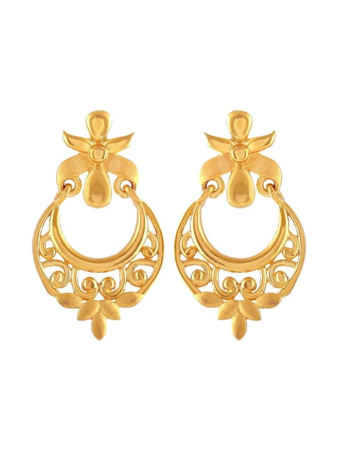22k Yellow Gold Hoop Bali Earrings , Handmade Yellow Gold Earrings for  Women, Valentine Day Gift, Wrapped Wire Bell Design Gold Earrings - Etsy