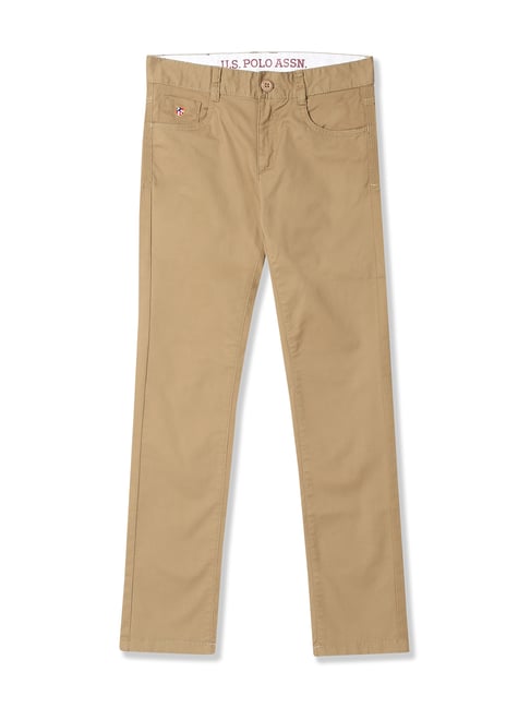 U.S. Polo Assn. Boys Canvas Jogger Pants, Sizes 4-18 - Walmart.com