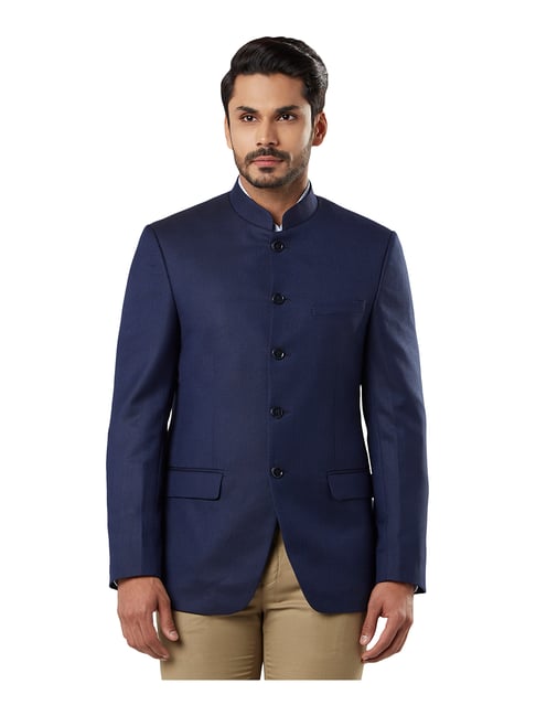 Mandarin Collar Blazer 