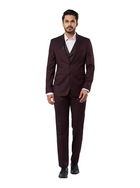 Buy Raymond Purple 3-Piece Suit for Men's Online @ Tata CLiQ