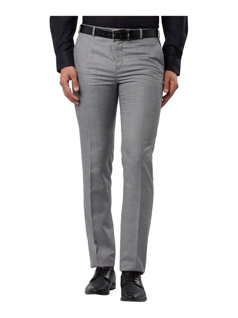 Buy Raymond Men Beige Slim Fit Solid Formal Trousers - Trousers for Men  10854604 | Myntra