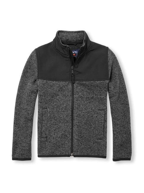 Buy The Children's Place Kids Black Textured Jacket for Boys