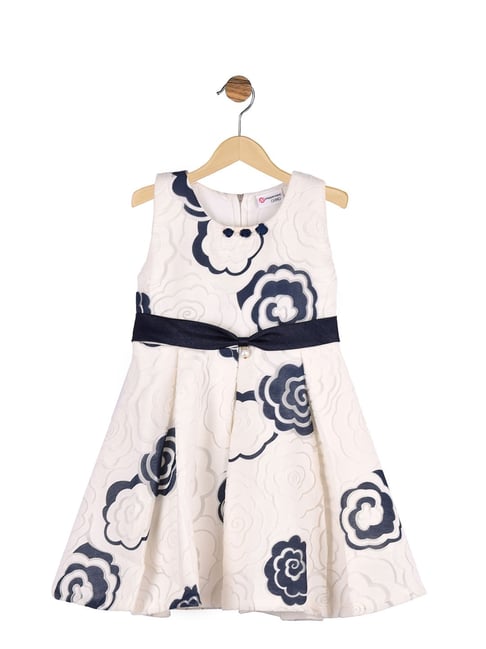 Buy Peppermint Half Sleeves Cotton Shaded Solid Colour Dress Blue for Girls  612Months Online in India Shop at FirstCrycom  14162178