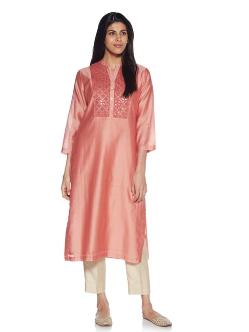 zuba by westside pink kurta