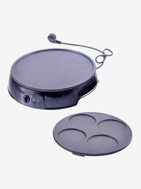 Wonderchef 63153007 1100W Electric Double Sided Dosa Maker (Black)