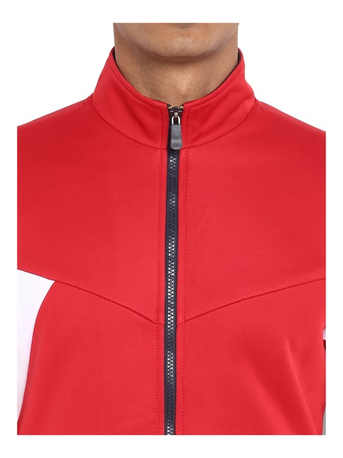 Buy Mufti Red Polyester High Neck Jacket for Men's Online Tata CLiQ