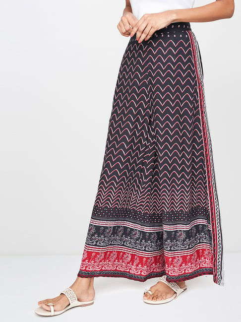 printed sharara pants